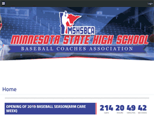 Tablet Screenshot of mshsbca.org